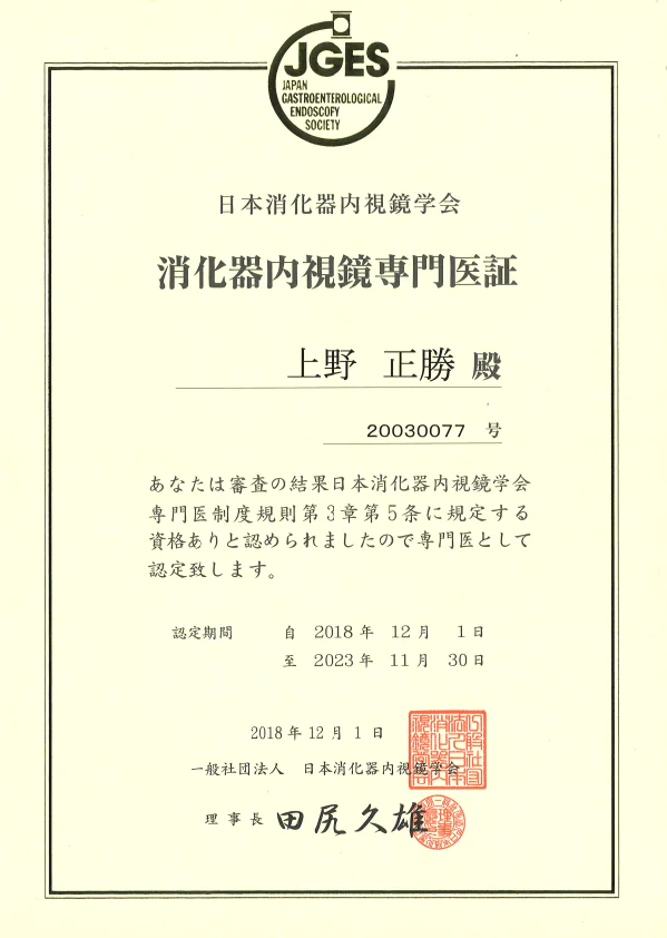 経験豊富な内視鏡専門医・消化器病専門医による胃カメラ